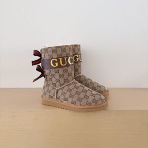 Gg Double ribbon mid-calf snow boots