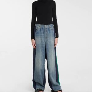 Balenciaga women denim jeans pant
