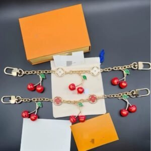 lulu red cherry Chain Charm