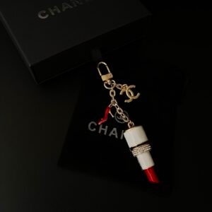 cc lipstick keychain bagcharm