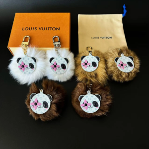 LULU Panda Pompon Bag Charm