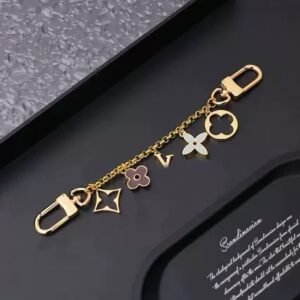 LULU Vintage Floral Charm Bag Chain Extender