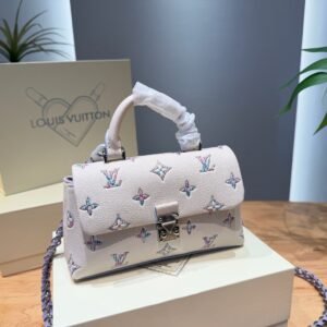 LULU High Quality Vintage Monogram Mini Flap Crossbody Bag