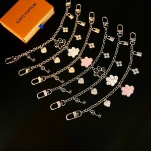 LULU Cute Paw Print Bag Charm Chain