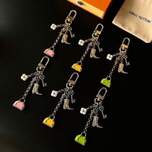 LULU Cute Mini Handbag & Cowboy Boot Bag Charm