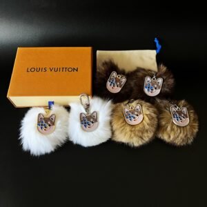 LULU Puppy Pompon Bag Charm