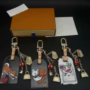 lulu bag charm keychain