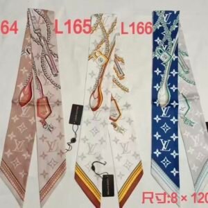LULU Classic Printed Silk Twilly Scarf
